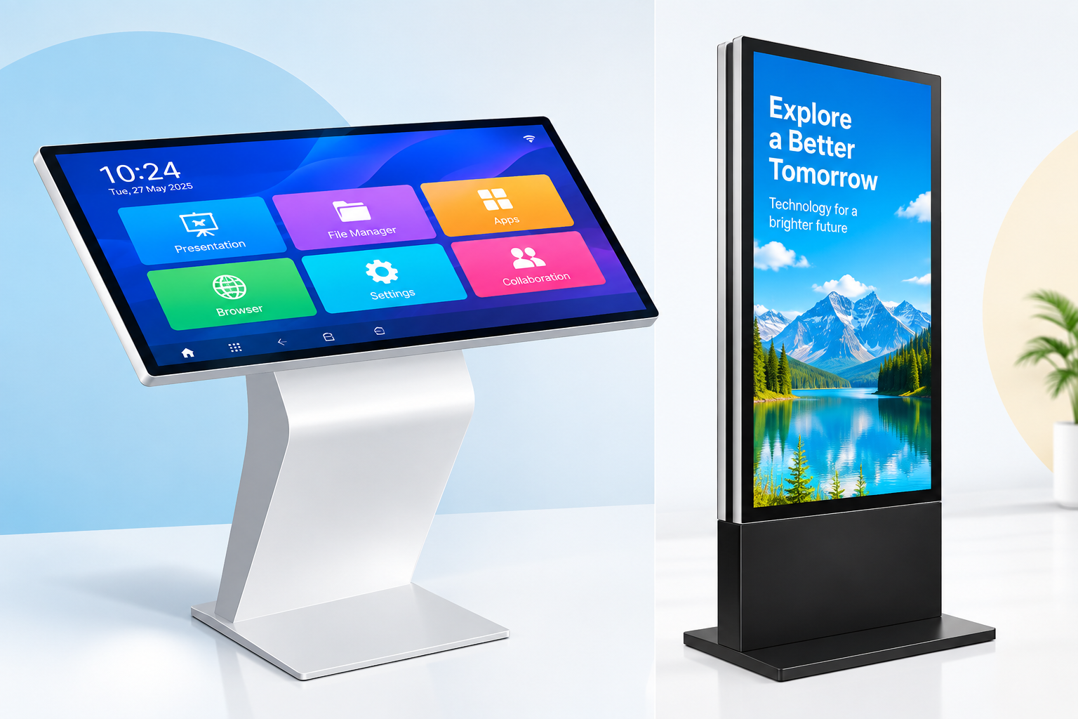 Different kiosk machine models
